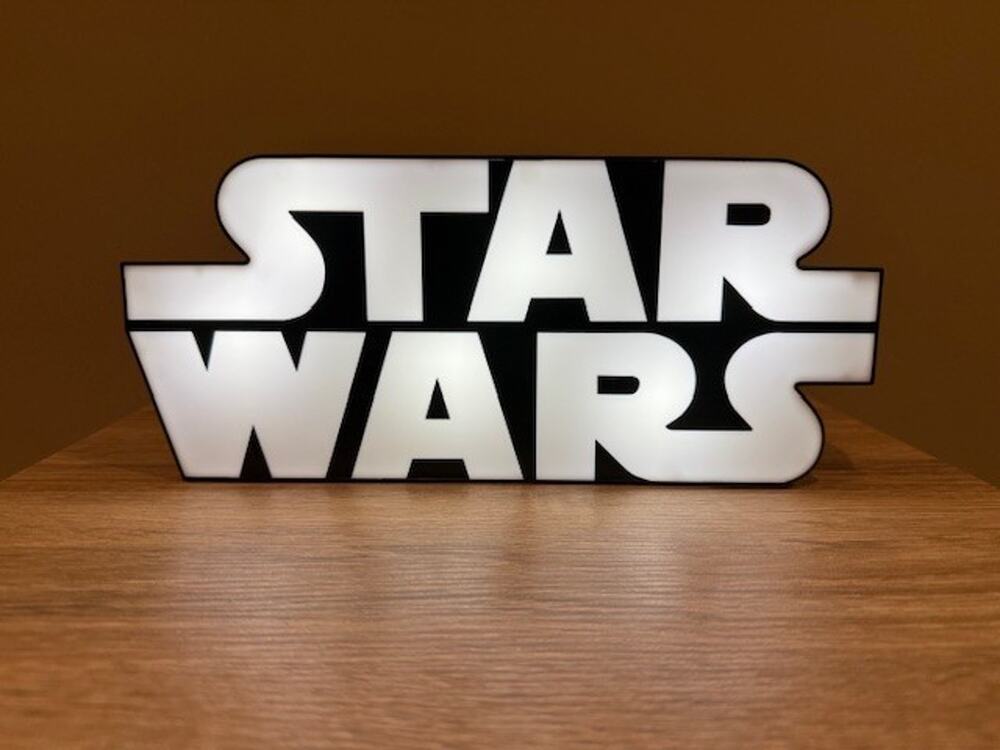 Star Wars Logo Light Wall Mountable and Freestanding Paladone Official Licensed